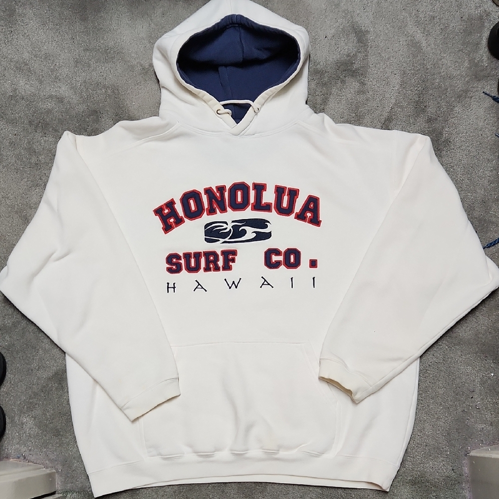 Honolua Surf Co. White Hoodie